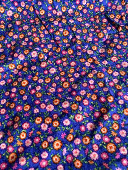 Printed Floral Cotton Fabric 1.6m