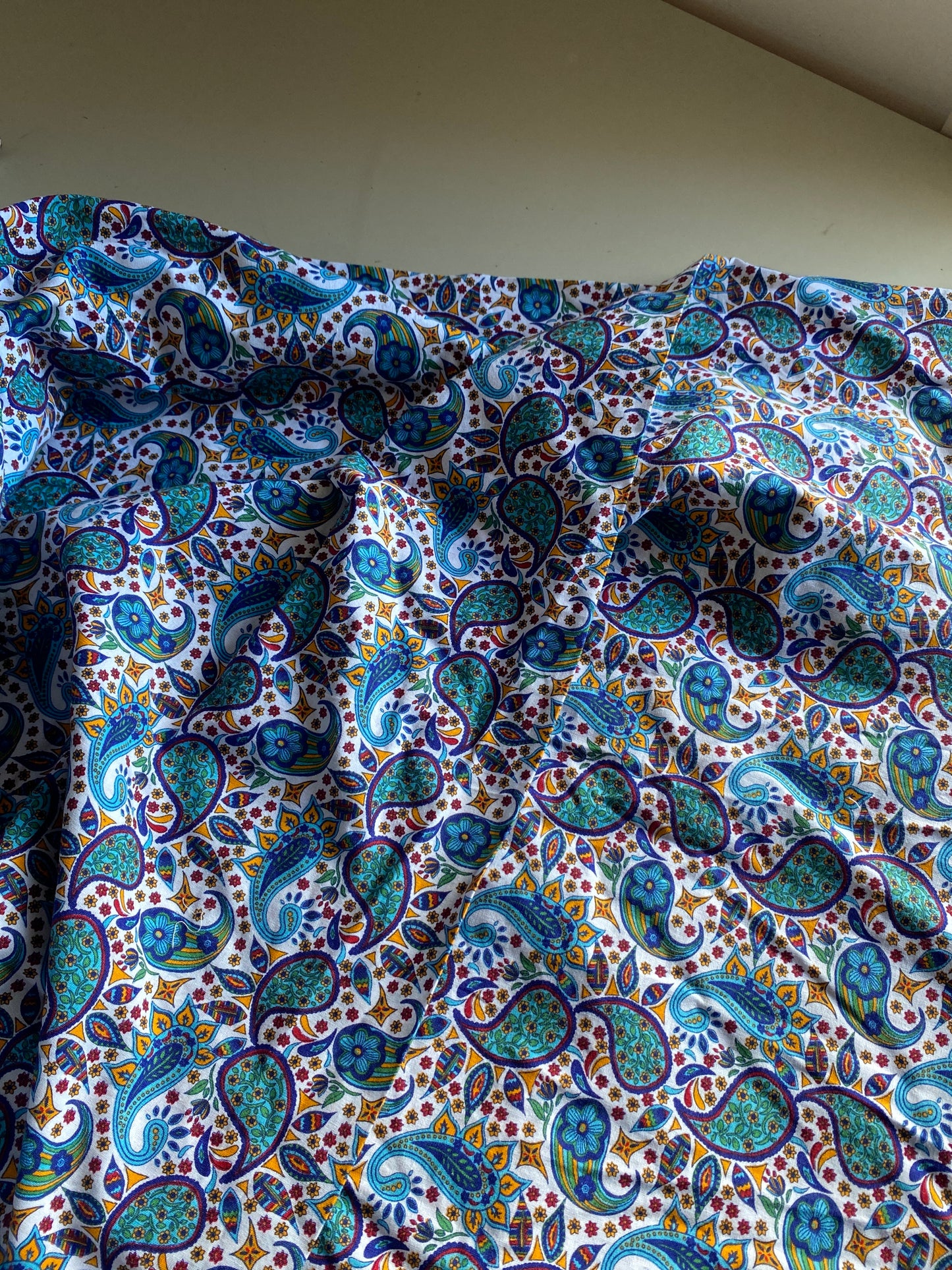 Paisley Cotton Fabric 3.5m